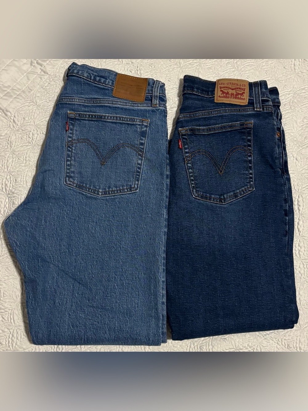 Levi’s Middy Straight Jeans- 2 Pair
